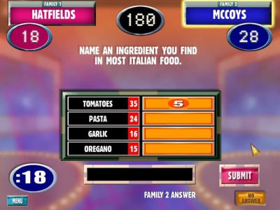 Family feud questions and answers